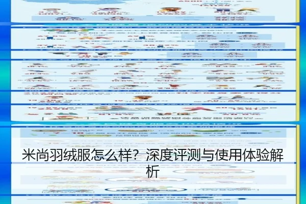 米尚羽绒服怎么样？深度评测与使用体验解析