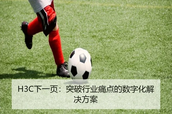H3C下一页：突破行业痛点的数字化解决方案